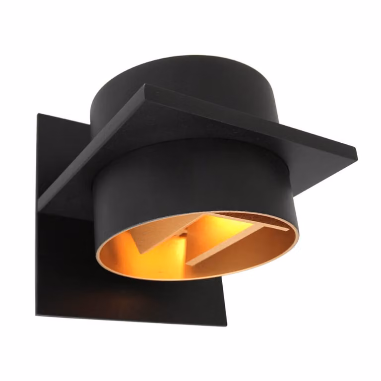 Steinhauer Muro Wandlamp Cilinder Zwart G9 LED