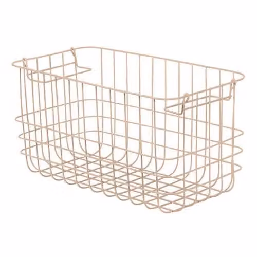 Mette Ditmer Store-it opbergmand van metaal met handvatten en mesh-ontwerp