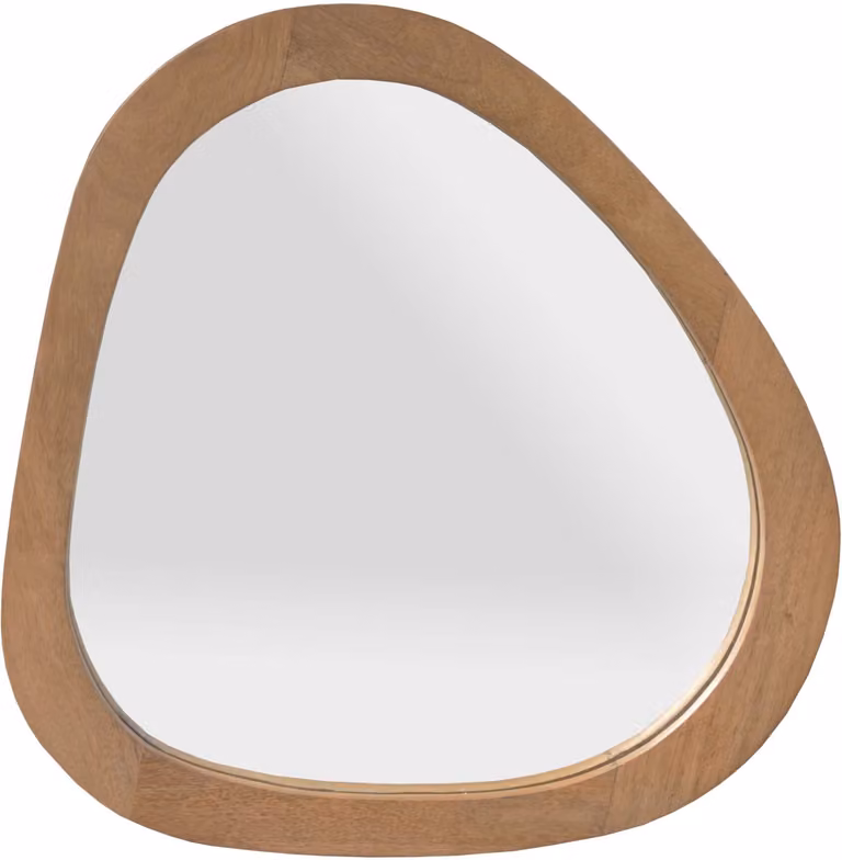 Starfurn Organische Spiegel Lou Licht Mango Mangohout 55 cm