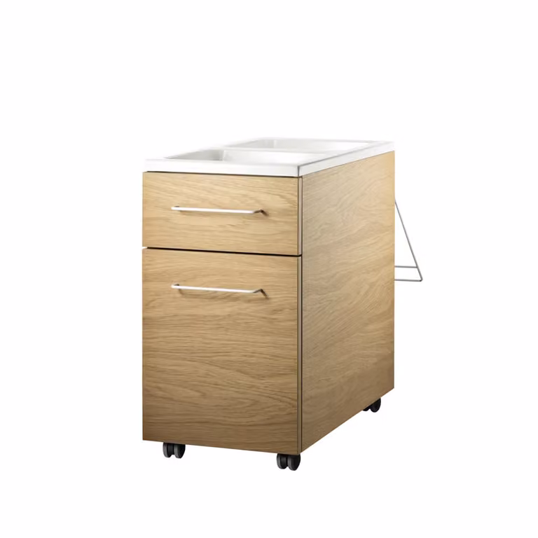Works rolbare archiefkast eiken
