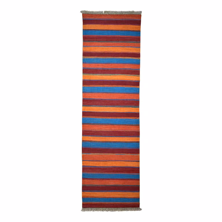 home24 Kelim Gashgai laagpolig vloerkleed multicolor wol B: 59 cm, L: 202 cm