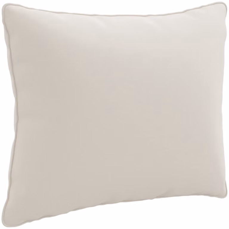 vidaXL Rugkussen PUTTEN Wit Polyester B/D/H: 60 x 40 x 15 cm