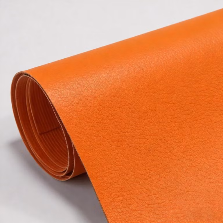 Leren Patches voor Herstel en Renovatie van Meubels, Autozetels en Bankstellen - Oranje - 50 x 137 cm