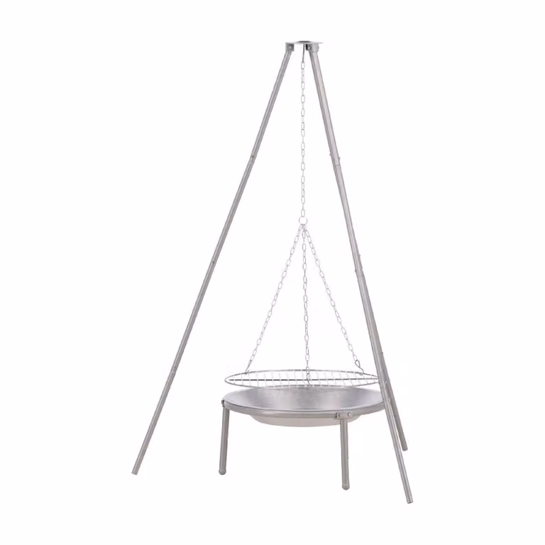 Nest of Nora Vuurkorf vuurschaal voor tuin en terras - Staal - Silver