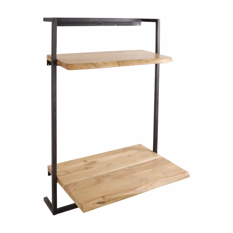 Nest of Nora Bureau Sylt - Zwevend bureau van massief acaciahout