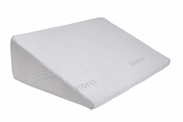 Matrasverhoger voor volwassenen in stof - B/D/H: 90 x 60 x 25/3 cm