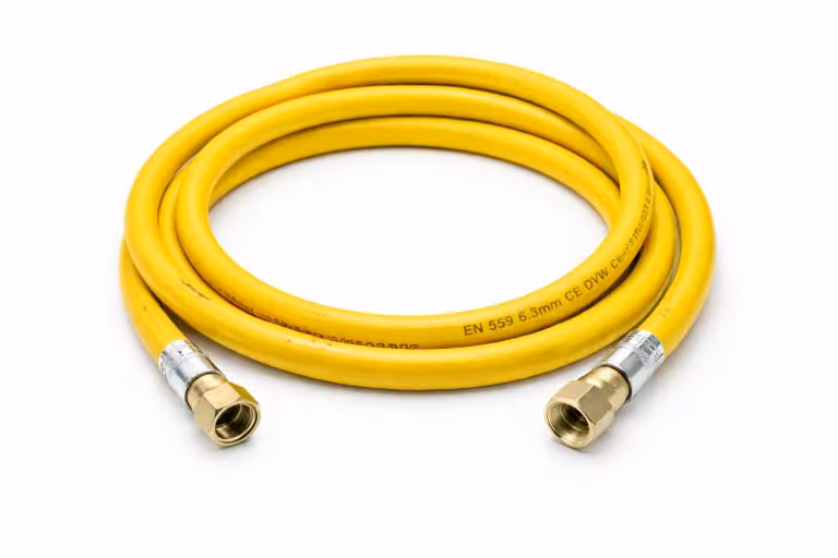 Profielenloods Premium gasleiding met M24 x M24 aansluiting, lengte: 150 cm