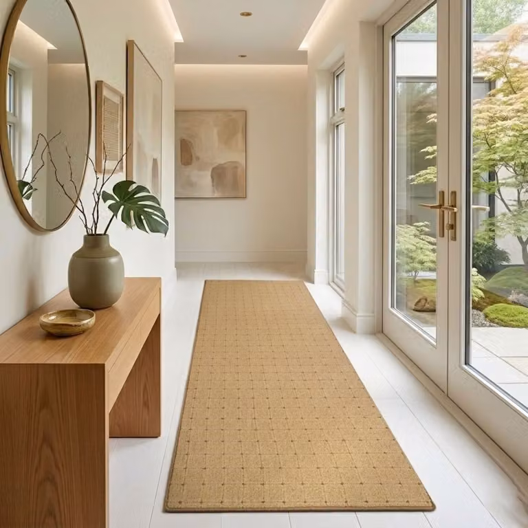Floordirekt Tapijt Op Maat Rapido - Beige & Violet - Gestippeld - Breedte: 66 cm, Lengte: 300 cm