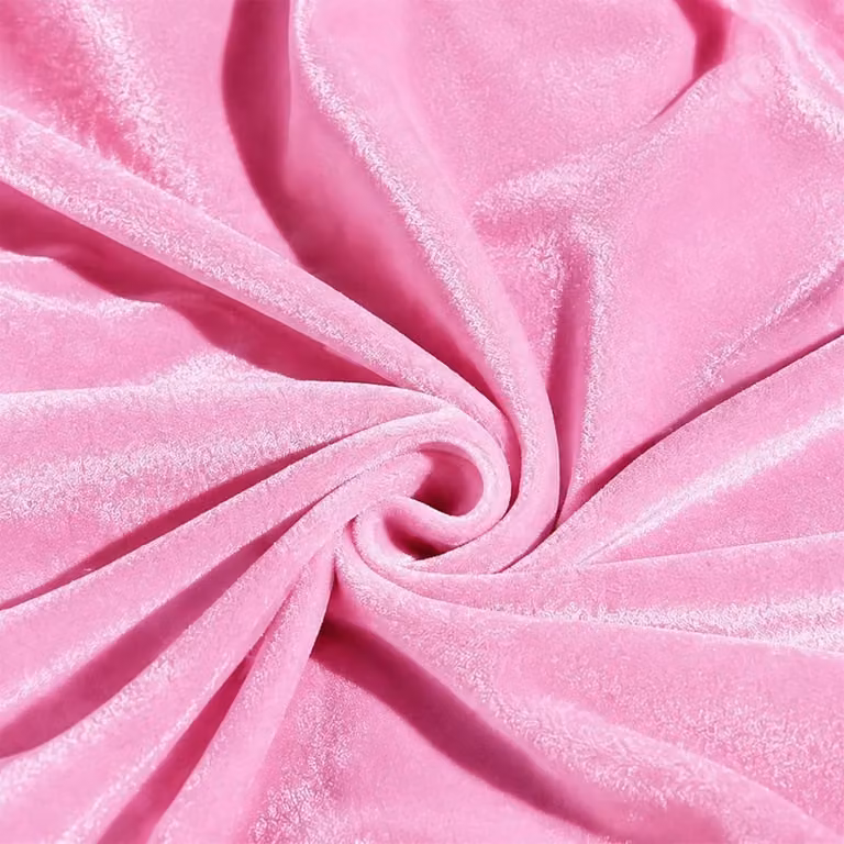 Roze fluwelen bekledingsstof voor meubels en gordijnen, 2 m x 155 cm