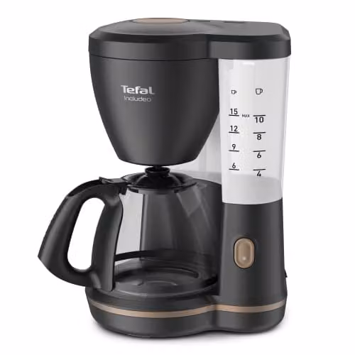 Tefal Includeo filterkoffiezetapparaat, 1,25 l, zwart