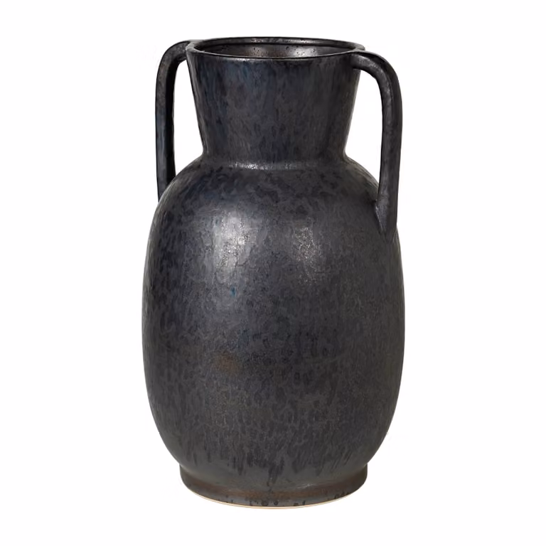 Broste Copenhagen Simi vaas Antique grey-black Hoogte: 52 cm