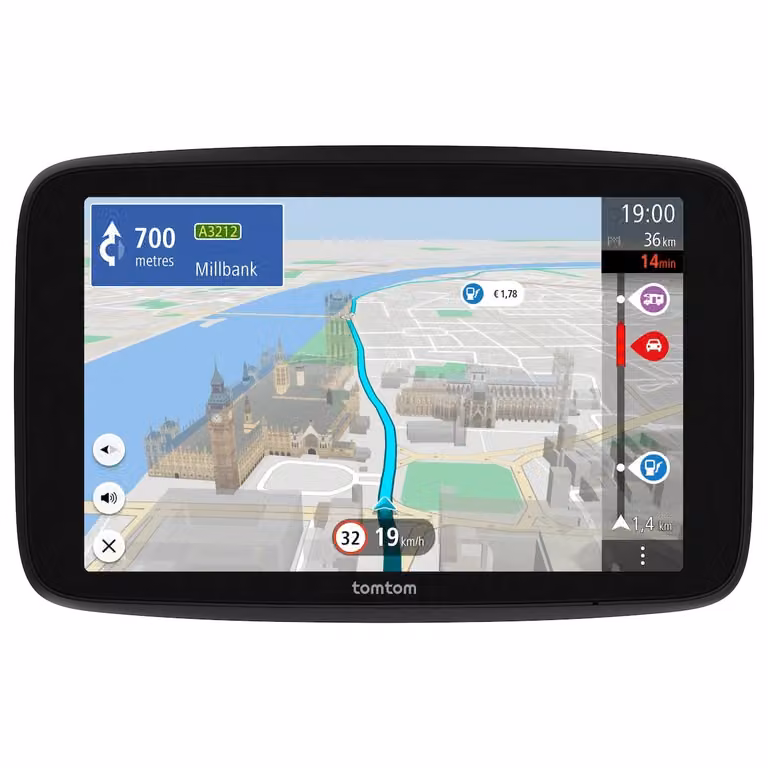 TomTom GO Camper Max Wereld Autonavigatie Zwart