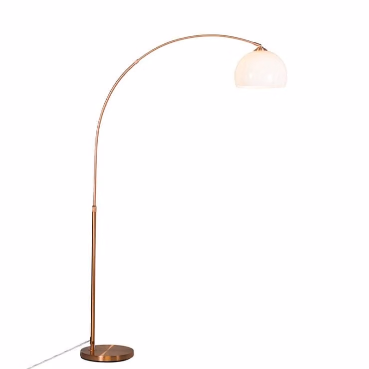 Qazqa Arc Basic Smart booglamp koper incl. A60 Wifi LED