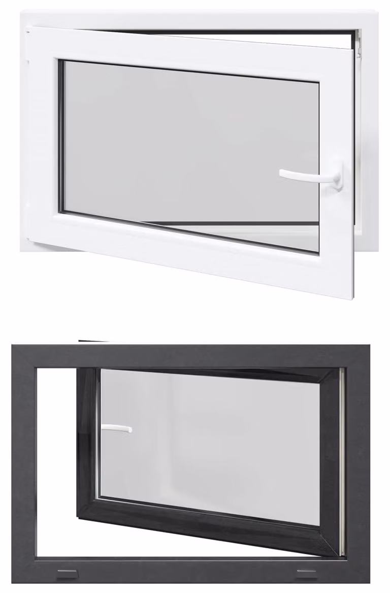 vidaXL Kipp- en draaikraam voor de kelder, model RISOR, 90 x 70 cm