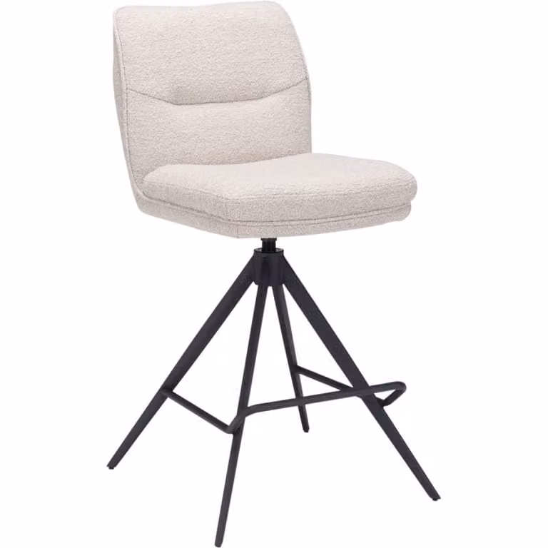 Budget Home Store Barstoel Bowie zonder arm in Naturel met zithoogte 65 cm