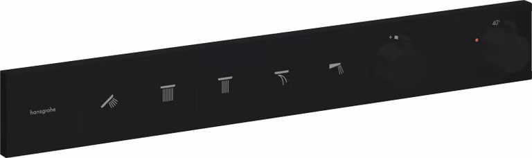 Hansgrohe RAINSELECT f montageset voor thermostaat 5, matzwart