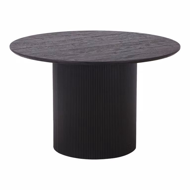 House Nordic Boavista Ronde Eettafel Scandinavisch Design Bruin Zwart B: 120 cm, D: 120 cm, H: 75 cm