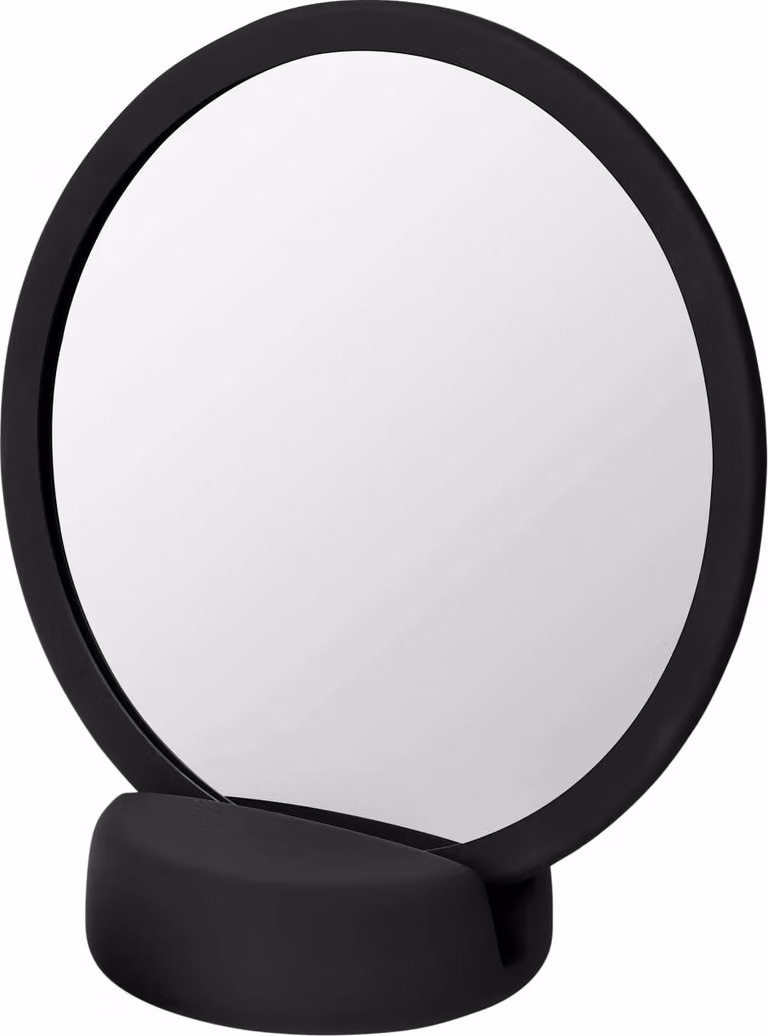 Blomus Sono make-upspiegel zwart Ø 17 cm