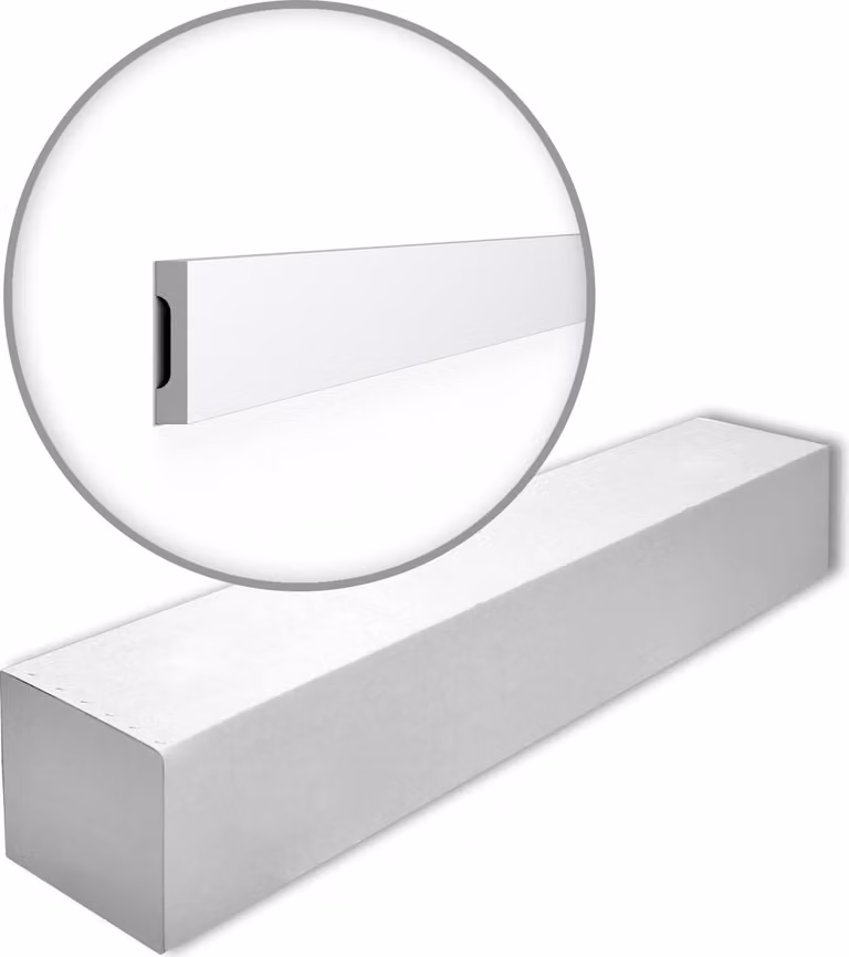 NMC WALLSTYL Deuromlijsting WD2-2200-box, 1 doos van 21 stukken, 46,2 m