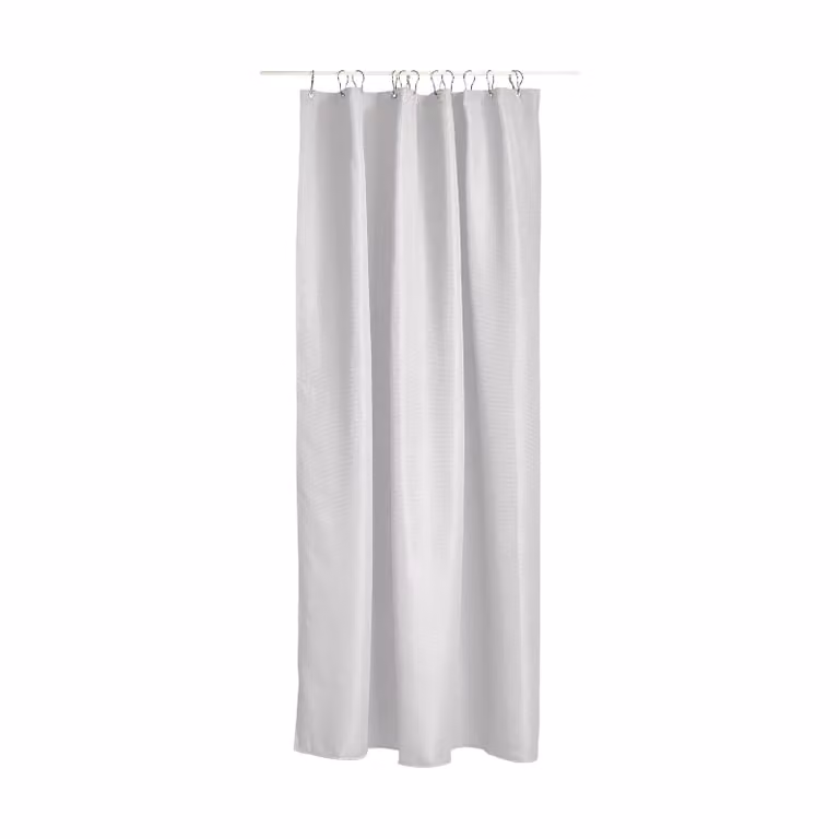 Zone Denmark Lux douchegordijn Soft grey, B: 180 cm, H: 220 cm