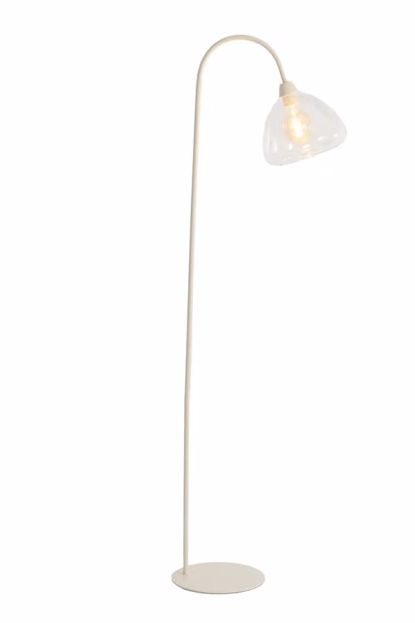 Light & Living Vloerlamp Bisho crème design