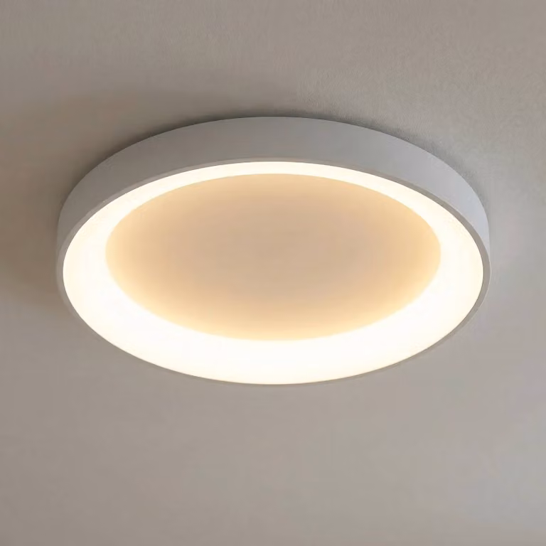 Mantra Iluminación Moderne Ronde LED Plafondlamp Wit met Afstandsbediening en Dimfunctie