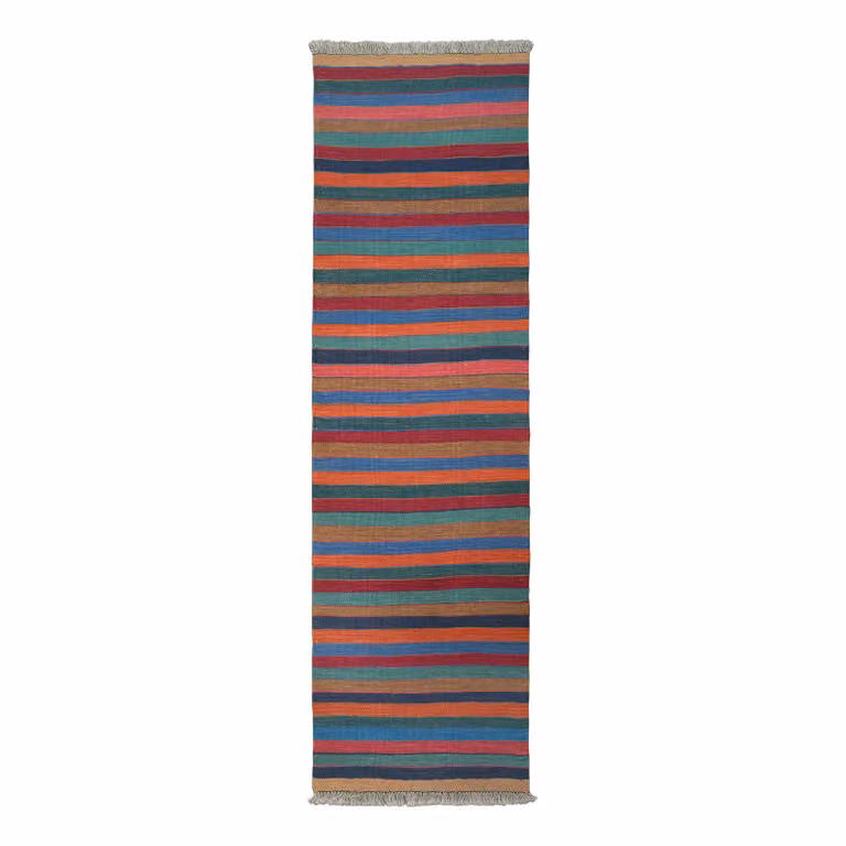 home24 Kelim Gashgai laagpolig vloerkleed multicolor wol B: 58 cm, L: 200 cm