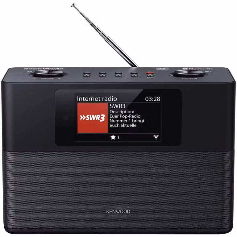 Kenwood CR-ST200S DAB+ Internet Radio met Bluetooth en Wifi - Zwart