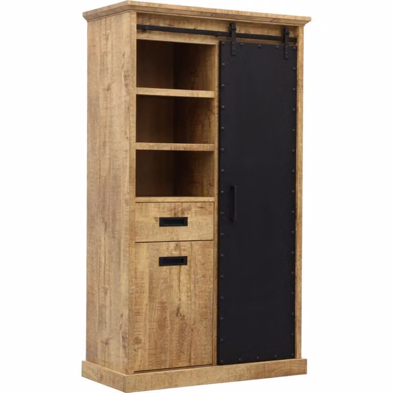 Budget Home Store Bergkast Ibiza in houtlook voor de woonkamer of eetkamer