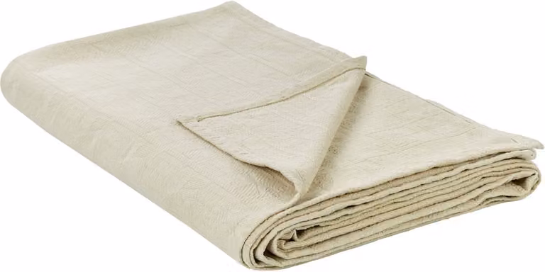 Beliani Maraka Bedsprei - Lichtbeige - 200 x 220 cm - Katoen