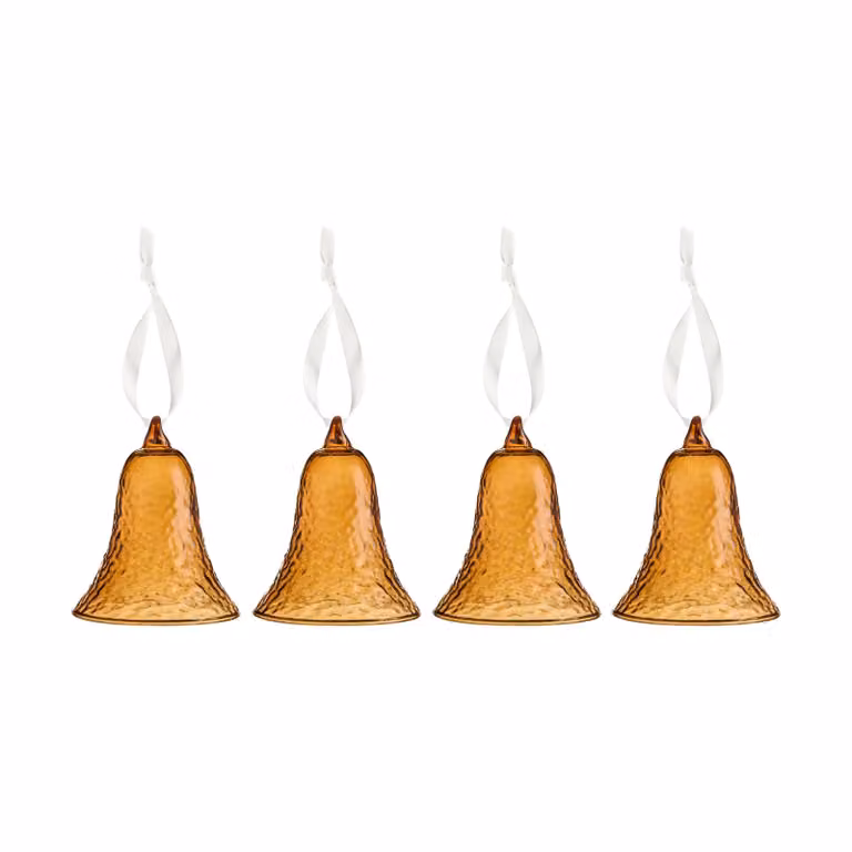 Cooee Design Gry Bell Klok 4-pack Cognac 8 cm