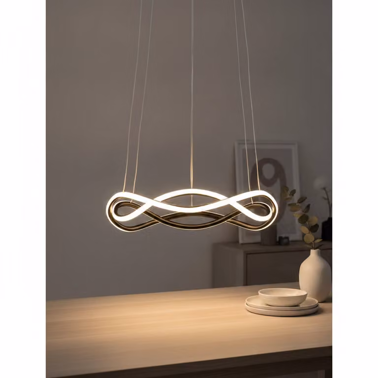 Lyora Design hanglamp Jinal zwart aluminium Ø 45 cm