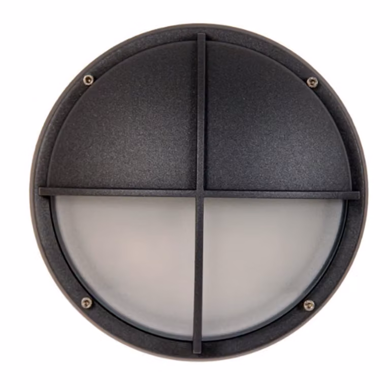 Franssen Docks Cap Ronde Buitenlamp - Grafietgrijs - Diameter: 26 cm