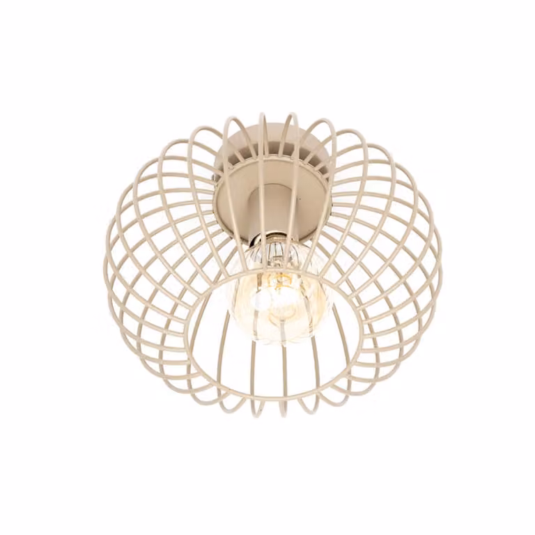 ETH Wire draad plafondlamp beige Ø 30 cm