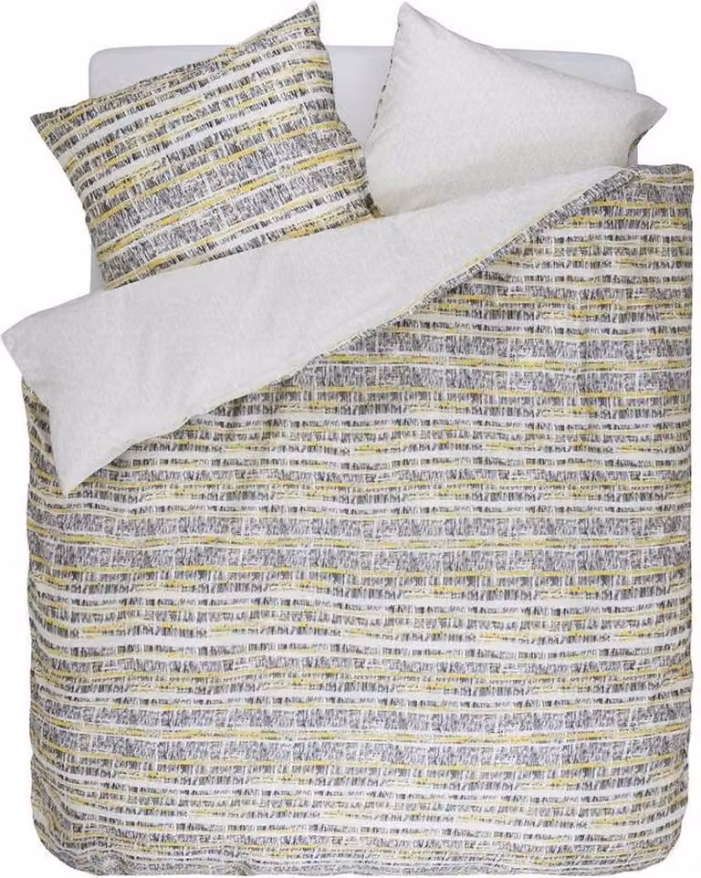 Esprit Musu Dekbedovertrek Lits-jumeaux met 2 kussenslopen - Mustard - 240 x 220 cm