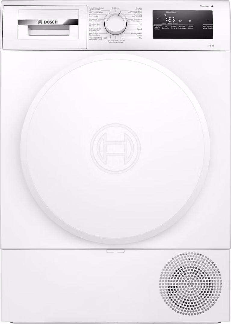 Bosch WTH8320AFG Serie 4 Warmtepompdroger - 8 kg - Auto Dry