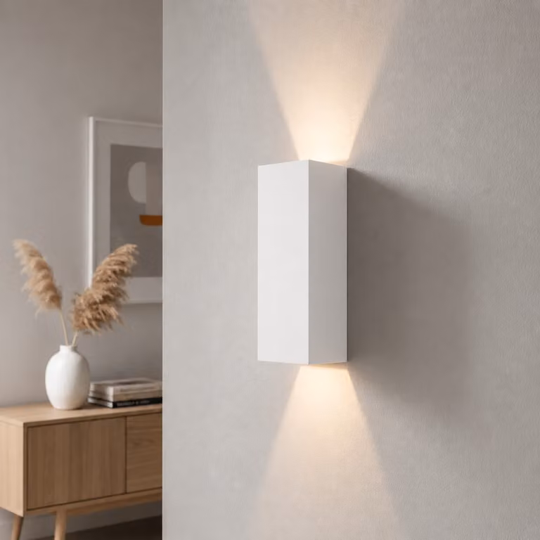 Artdelight Vegas250 Led Muurspot Up-Down - Wit - 25 cm