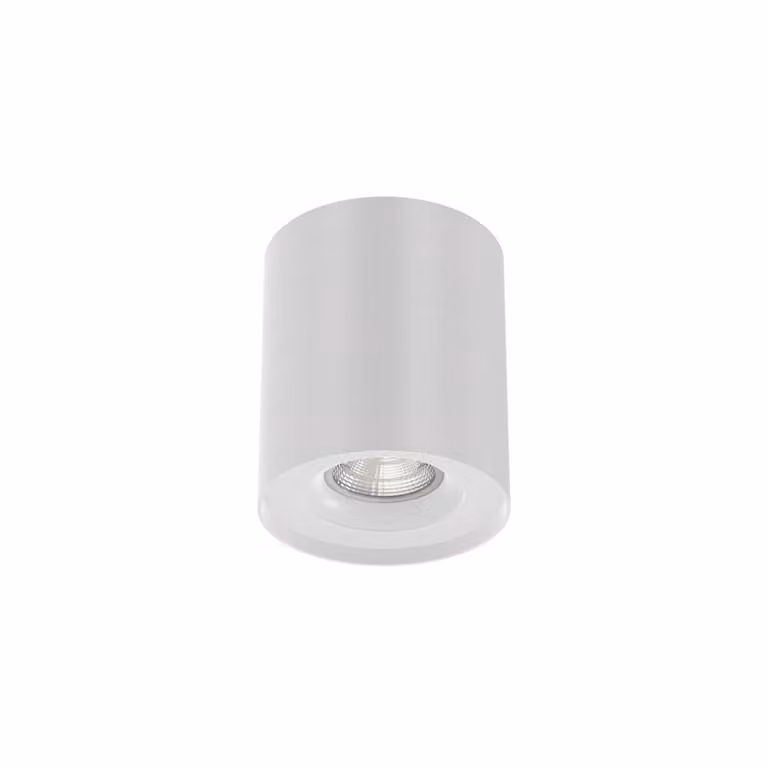 Iblocc Lyora Ronde Led Opbouwspot - Wit - Aluminium
