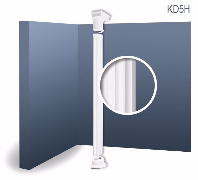 Orac Decor KD5H LUXXUS Halve zuil driedelig complete set 2.42 m