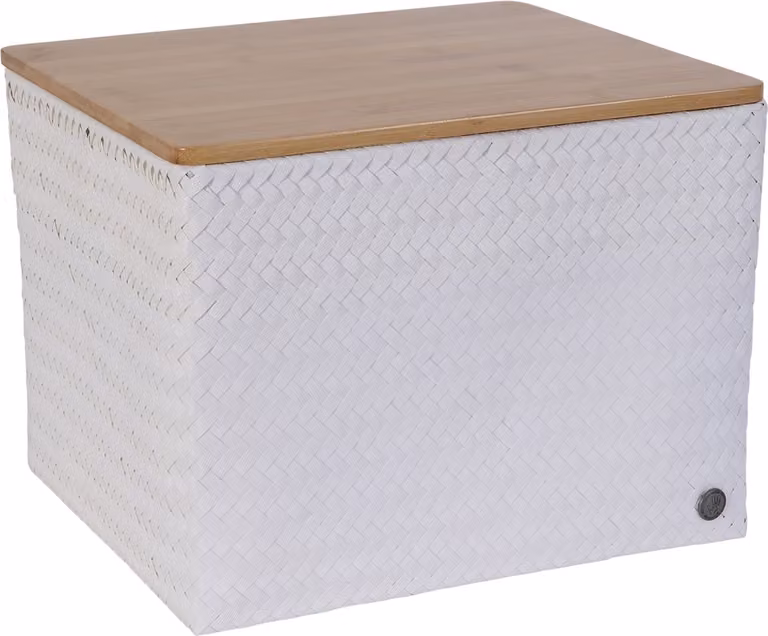 Handed By Opbergmand met deksel Top Fit Large 30 wit