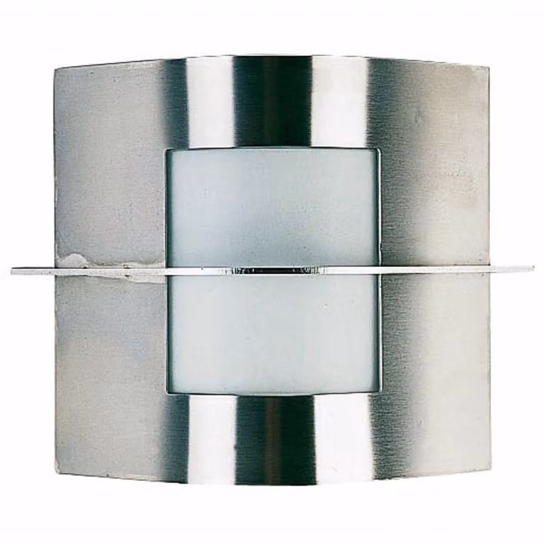 Albert RVS buitenwandlamp Kampala zilver 26 cm