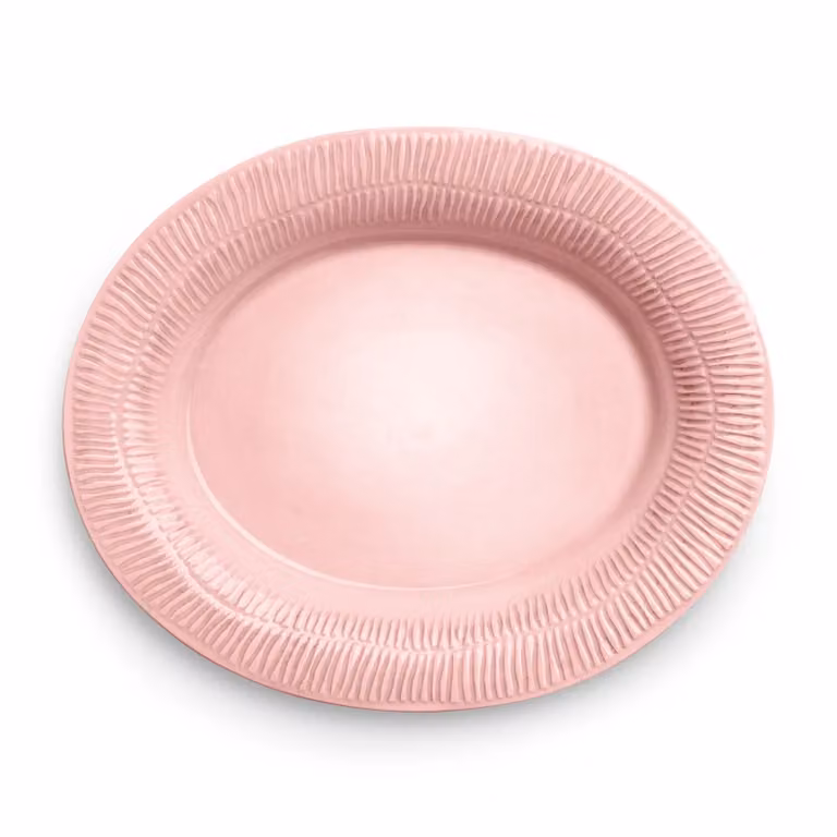 Mateus Stripes schotel Lichtroze 30 x 35 cm