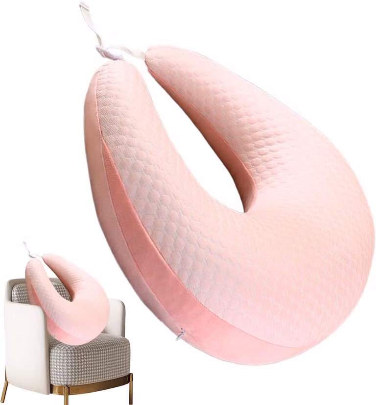 Anatomisch Armsteun Kussen voor Leunstoel - Roze - 60 x 55 x 20 cm