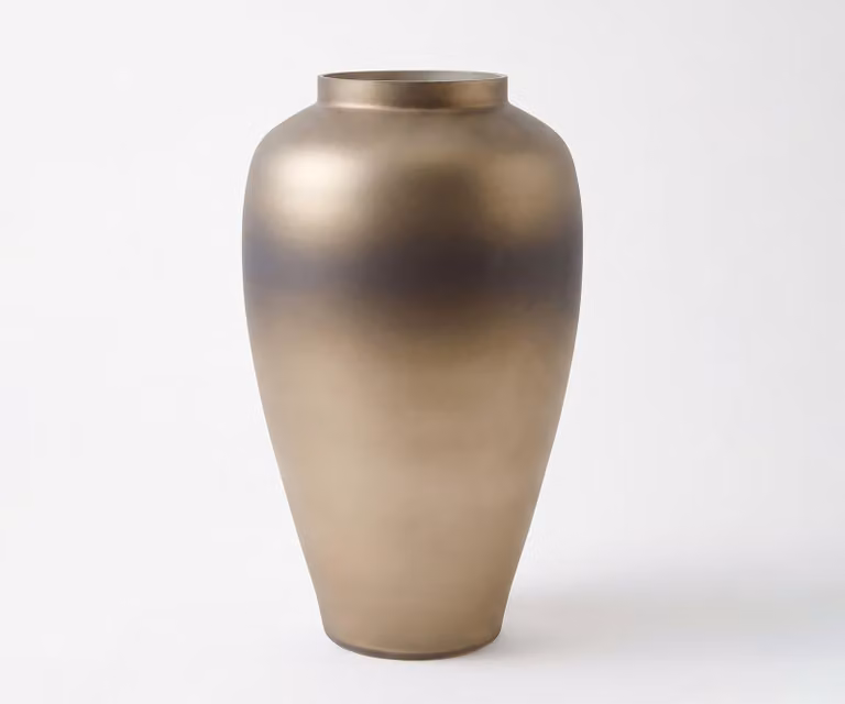 DELIFE Vaas Somera Aurum Mondgeblazen Glas B: 29 cm, D: 29 cm, H: 52 cm