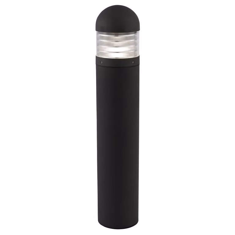 Searchlight Bronx zwarte staande lamp van metaal en aluminium, Hoogte: 90 cm