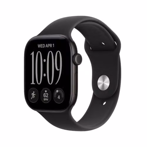 Apple Watch Series 12 GPS + Cellular Smartwatch - Zwart aluminium