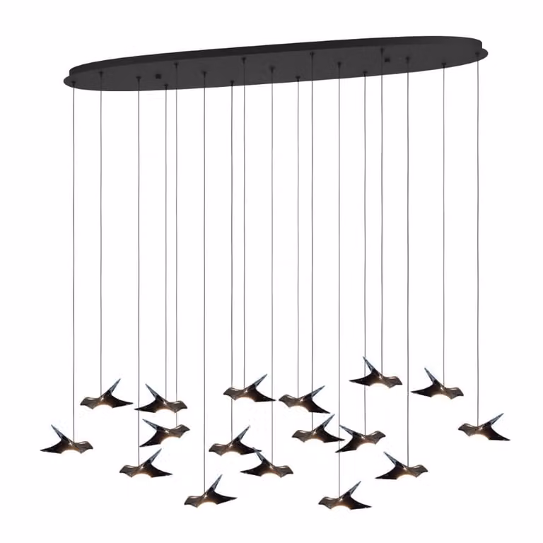 Stars of Light Paratebueno Hanglamp - Rechthoekig - Zwart - Metaal