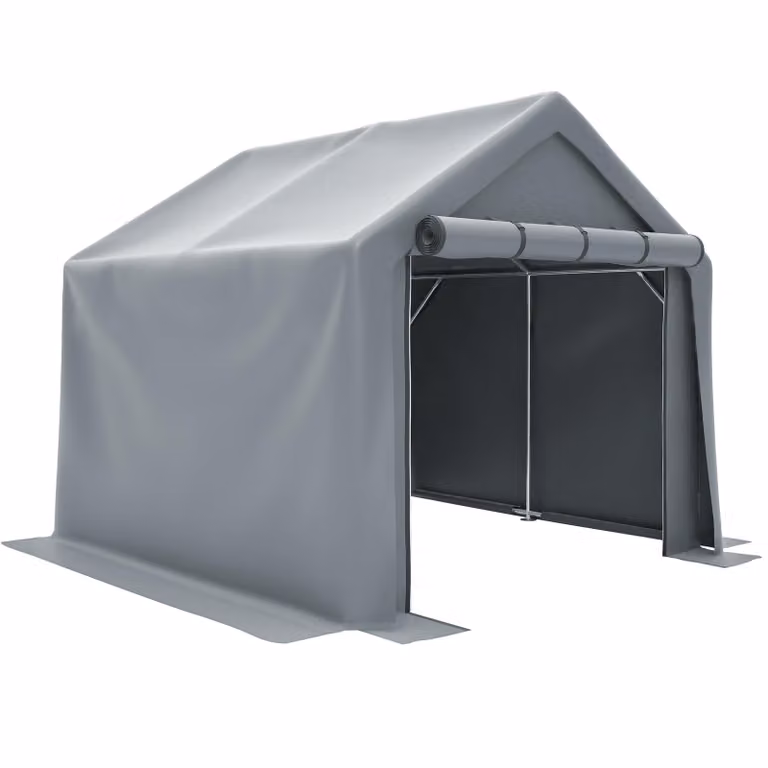 Novavision Carport Donkergrijs B/D/H: 244 x 241 x 217 cm
