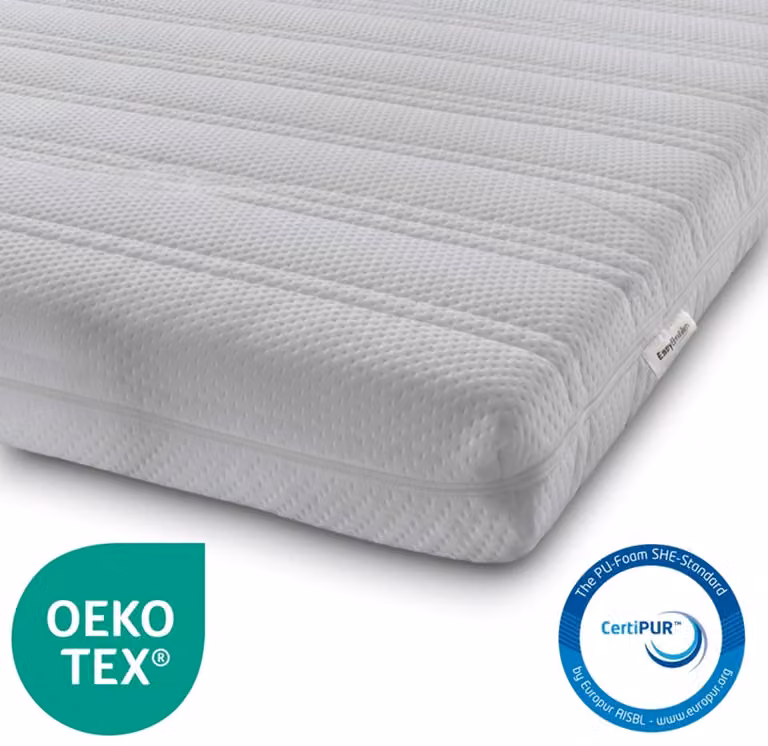 Easy Bedden Topmatras HR Koudschuim - Hybrid - Medium hardheid - 80 x 210 cm - Orthopedisch en Anti-allergisch