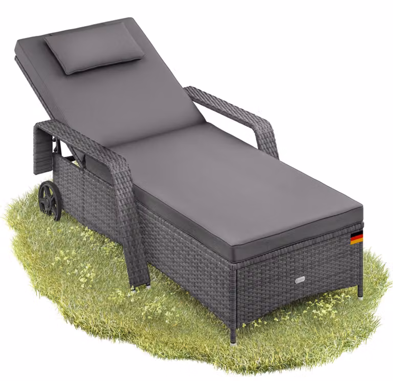 Casaria ligbed met wielen